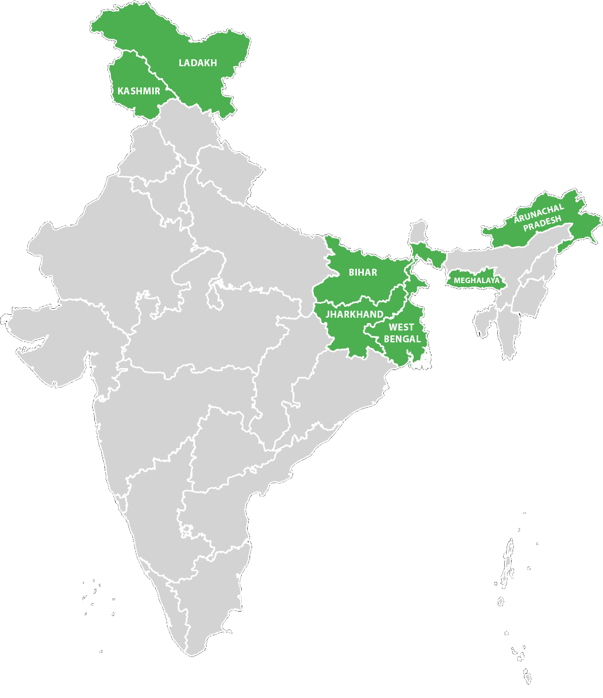EFA Locations Across India